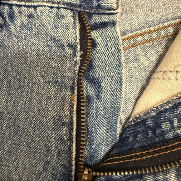 VTG 80s Guess High Rise Tapered Leg Jeans With Ankle Zippers - Picture 14 of 14